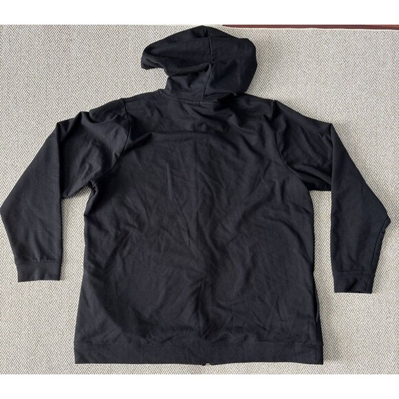 QUACKER FACTORY Rhinestone Full Zip Hoodie Jacket Women's Size Large Black - Picture 5 of 5